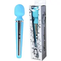 Bossoftoys Magic -Massager Wand- Vibrator- USB Oplaadbaar- Blauw - 10 Functies