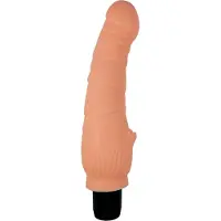 Bossoftoys - Vibrerende Dildo - Realistische Vibrator - 46-0001 - Mark - realistic vibrator - 21 cm - dia 3 - 4 cm - beige - gave Cadeaubox