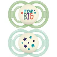 Mam 2 Fopspenen Perfect Nacht Trend 18 Maanden en + (Modellen : Groen)