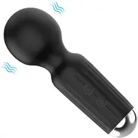 Bossoftoys Stimulator Rechargeable Mini Masager USB 20 Functions - Black