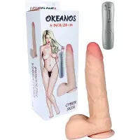 Bossoftoys OKEANOS-Realistische Vibrator LOVECLONEX 8" Remote Control