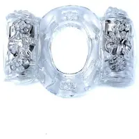 Bossoftoys Penis Ring - CockRing - Met Vibratie - Double Clear