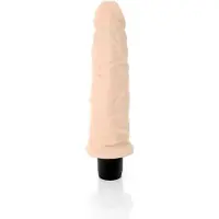 Bossoftoys - Drizzle - Realistische vibrator - Cyber leather - Extra speciaal flexibel materiaal - beige - 19 cm - 44-00005