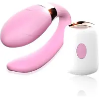 Bossoftoys V-Vibe - Partner Toy - Pink - USB oplaadbaar - 7 Function - Afstand bedienbaar