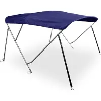 Sunmaster Biminitop basic | RVS 3-boogs | Breedte 170 <> 182 cm - Hoogte 137