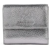 Coccinelle Metallic Soft RFID Portemonnee zilver