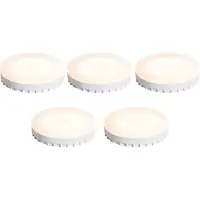LUEDD Set van 5 GX53 dimbare LED lampen 7W 750 lm 3000K