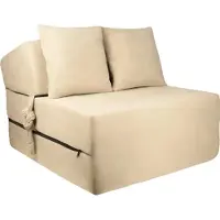 Viking Choice Opvouwbaar matras - 1 persoons - 70x200x15 cm - crème