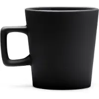 Roly 10 keramische mokken Zwart matte afwerking 300ml model Galvan