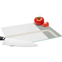 KitchenYeah Glazen Snijplank - 28x20 - Abstract - Minimalisme - Design - Snijplanken Glas
