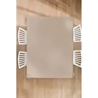 KitchenYeah Tafelkleed - Tafellaken - 180x240 cm - Beige - Kleuren - Effen - Binnen en Buiten