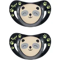Tigex fopspen, 2 stuks, Smart Night- Physio, panda 18-36 maanden
