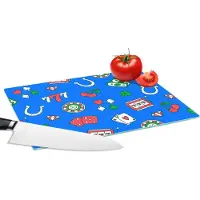 KitchenYeah Glazen Snijplank - 28x20 - Patronen - Casino - Gokkast - Poker - Snijplanken Glas