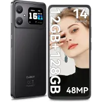 Cubot A20 - Smartphone - 4G Dual Sim - Android 14 - 128GB - 6,8'' HD+ 90Hz - Octa-Core Goedkope Telefoon - 5100mAh - 1,83'' achterscherm - GPS - OTG - Zwart