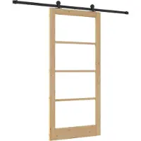 vidaXL Schuifdeur ORKDAL Naturel 93 x 202 cm