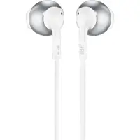 JBL Tune 205 - Wit/Chroom
