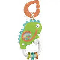 Clementoni rammelaar Kameleon groen 22 cm