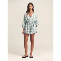 St MRLO Jumpsuit 'Maya' smoky blue / lichtgrijs