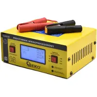 GEKO Acculader - LCD Display - 6/12/24V - Automatisch - Snelladen - 10A