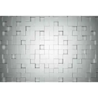 A.S. Création Fotobehang Cubes DD118999 Designwalls Wit Vlies 384 X 260 cm (8 delen) 3D Fotobehang