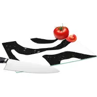 KitchenYeah Glazen Snijplank - 28x20 - Abstract - Minimalisme - Design - Snijplanken Glas