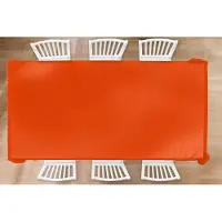 KitchenYeah Tafelkleed - Tafellaken - 300x150 cm - Sienna - Aarde - Kleuren - Effen - Binnen en Buiten