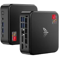 NiPoGi E3B Mini PC,mini pc's met Windows 11 Pro,ΑΜD Ryzen 7 5825U 16GB DDR4 RAM 512GB SSD, Type-C,WiFi 6,BT 5.2,met 4K op 60 Hz Support