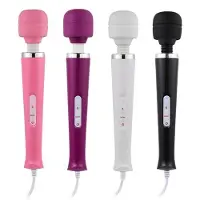 Bossoftoys Magic- Massager Wand met stekker - Vibrator- Heel sterk- 110-240V - Zwart - 10 Function