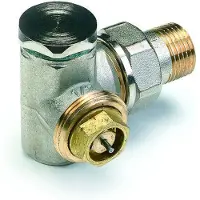 Comap R806 radiatorafsluiter uitvoering staartstuk/binnendraad dubbelhaaks links/rechts thermostatisch voorbereid