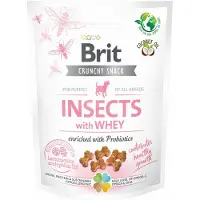 Brit Dog Crunchy Cracker Puppy - Hondensnacks - 6 x Insecten Probiotica 200 g