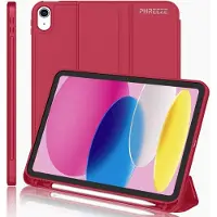 Phreeze Hoesje geschikt voor iPad 2022 10e Generatie 10.9 inch Hoes Smart Folio Cover met Pencil Opbergvak