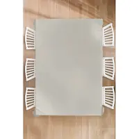 KitchenYeah Tafelkleed - Tafellaken - 180x260 cm - Grijs - Licht - Herfst - Binnen en Buiten