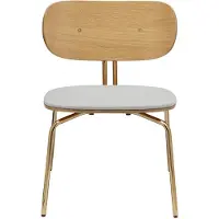 UMAGE Curious Lounge Stoel Sterling | Brass