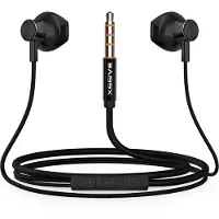 Xssive Oortjes met draad - 3,5mm Jack Aansluiting - In Ear Oordopjes met microfoon - Ingebouwde afstandsbediening - Zwart