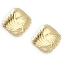 Notre-V Dames Sieraden Earring Old Square - Goudkleurig - Maat ONESIZE
