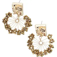 Notre-V Dames Sieraden Earring Flow - Bronskleurig - Maat ONESIZE