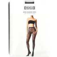 Wolford Dames Beenmode Snake Jacquard Thights - Zwart - Maat S