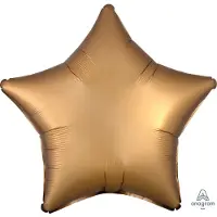 Amscan 9914103, Speelgoed ballon, Folie, Goud, 5 stuk(s)