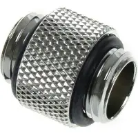 Bitspower Adapter 2x 1/4 inch - lang, Waterkoelingsonderdelen Accessoires, Zilver