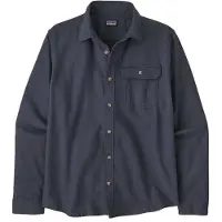 Patagonia - L/S LW Fjord Flannel Shirt - Overhemd S, blauw/grijs