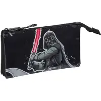 Big Buy Cooking Pennenetui met 2 vakken Star Wars The fighter Zwart 22 x 12 x 3 cm