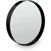 Vt wonen Spiegel vtwonen Round Deep Black 30 cm
