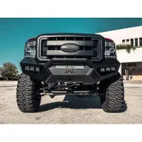 Road Armor 11-16 Ford F-250 SPARTAN Front Bumper Bolt-On Pre-Runner Guard - Tex Blk