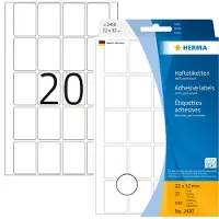 Herma Etiket 2430 22x32mm wit 640 stuks - 3 stuks