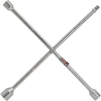 AWTOOLS AW18126 - Kruissleutel voor Wielen - Versterkt - Chroom-Vanadium Staal - 24x27x32mm - 3/4" Aansluiting