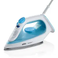 Braun TexStyle 1 SI1050BL - Stoomstrijkijzer - Eenvoudig Strijken - Lichtgewicht - Blauw