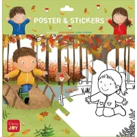 Clavis Kleurposter Luuk en Lotje Het herfstbos |