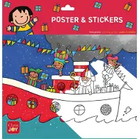 Clavis Kleurposter Anna en Sinterklaas |