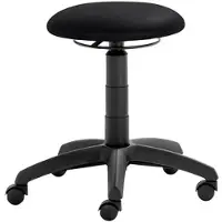 Mayer Sitzmöbel 1282 Draaikruk Stof Zwart 600 x 550 x 500 mm