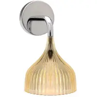 Kartell E Wandlamp Transparent Light Yellow
